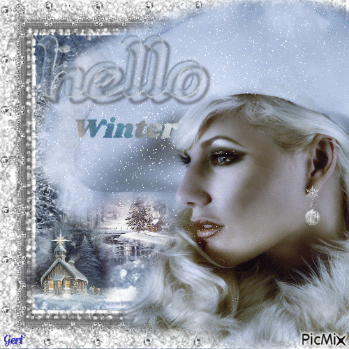 Hello Winter - Бесплатни анимирани ГИФ