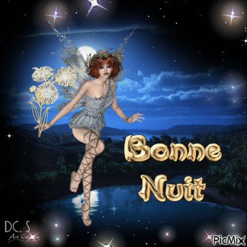 Bonne nuit - Безплатен анимиран GIF