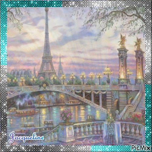 pont Alexandre III - Gratis animerad GIF