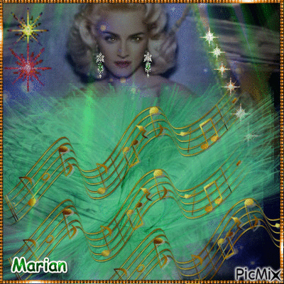 Madonna - GIF animado gratis