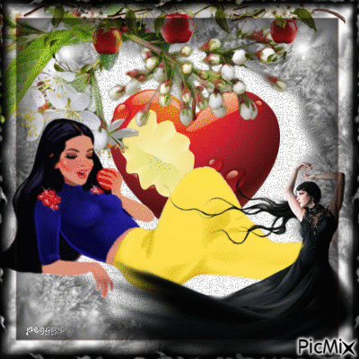 snow white....fairy tale contest - 無料のアニメーション GIF