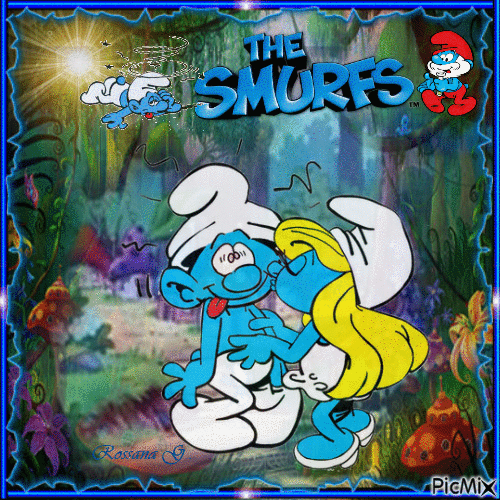 the smurfs - Gratis animerad GIF