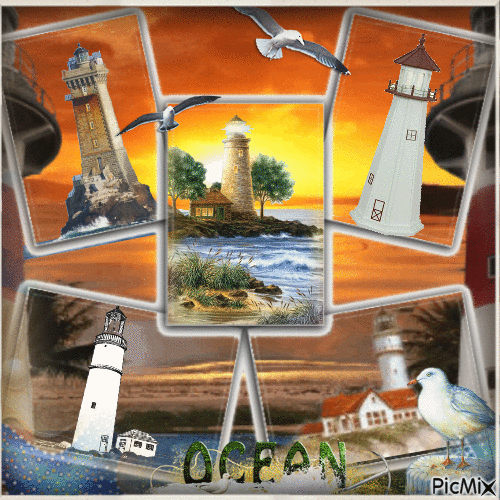 Concours : Collage de la mer - Ingyenes animált GIF