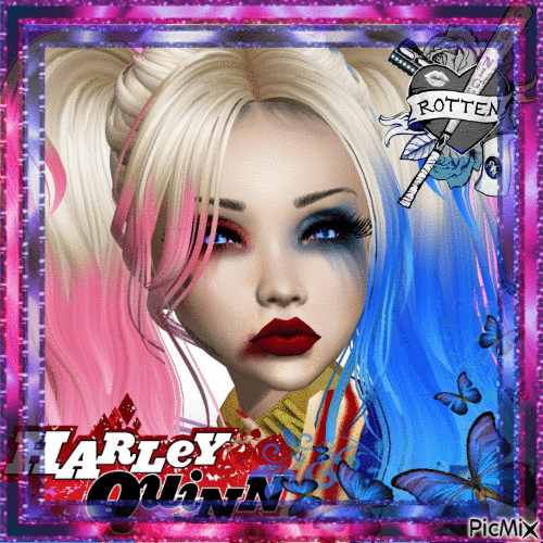 Harley Ouinn - Zdarma animovaný GIF