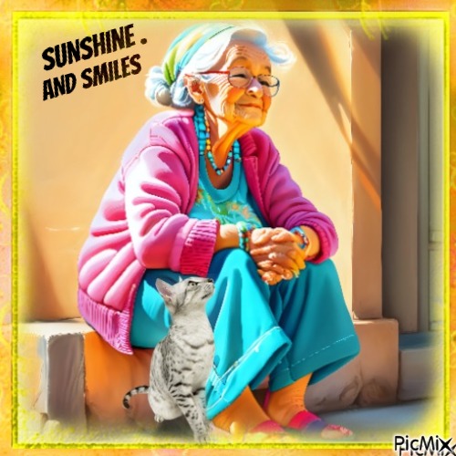 SUNSHINE AND SMILES - png grátis