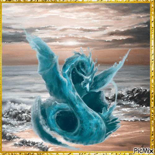 Sea Dragon - Бесплатный анимированный гифка