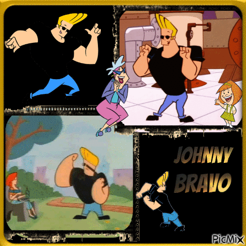 Johnny Bravo - GIF animasi gratis