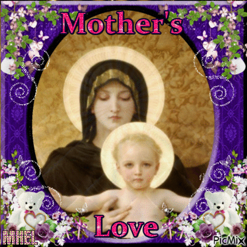 mother and child - GIF animate gratis