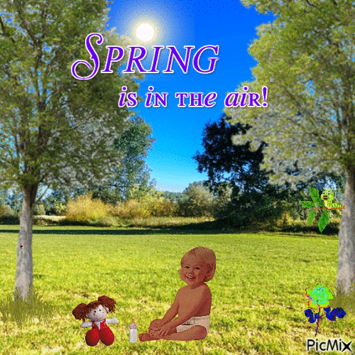 Spring is in the Air - Nemokamas animacinis gif