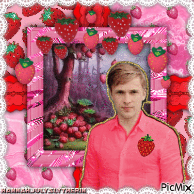 ♥William Moseley & Strawberries♥ - Gratis geanimeerde GIF