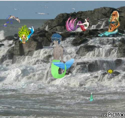 Mermaids - 免费动画 GIF