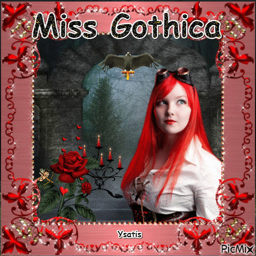 Miss gothica - Бесплатни анимирани ГИФ