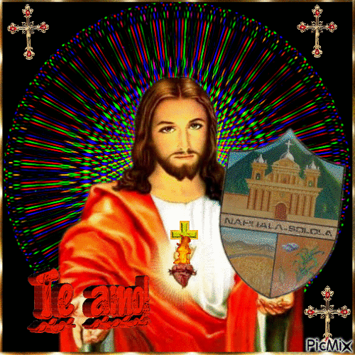 Jesus Tiene Nahuala En La Mano - GIF animé gratuit