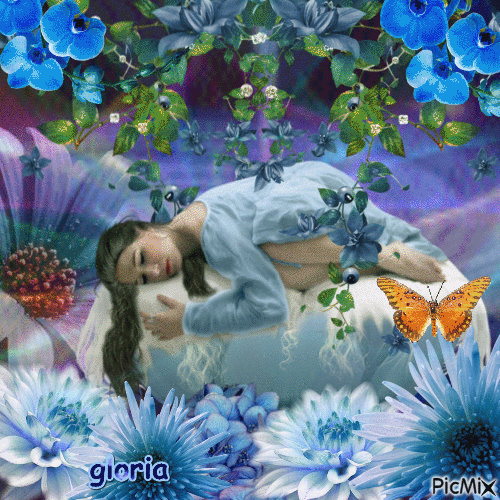 La femme endormie - Δωρεάν κινούμενο GIF