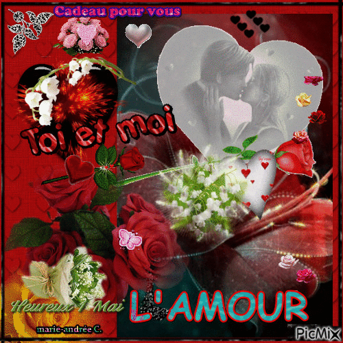 *Amour et le 1er Mai* - Zdarma animovaný GIF