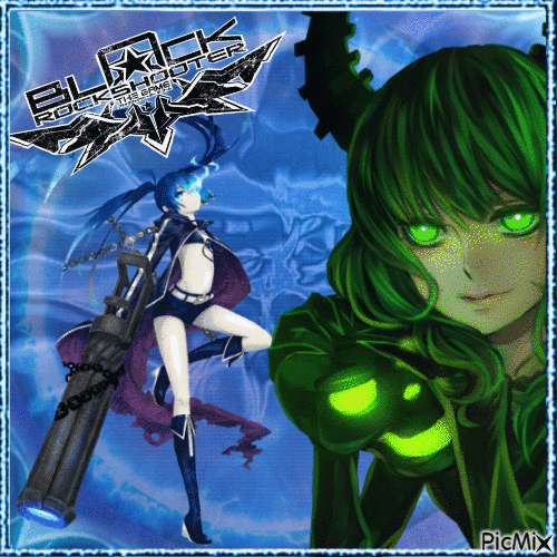 Concours : Black Rock Shooter - Free animated GIF