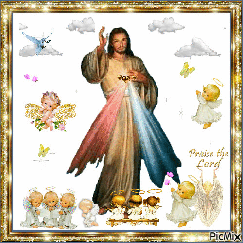 Jesus Divine Mercey - Δωρεάν κινούμενο GIF