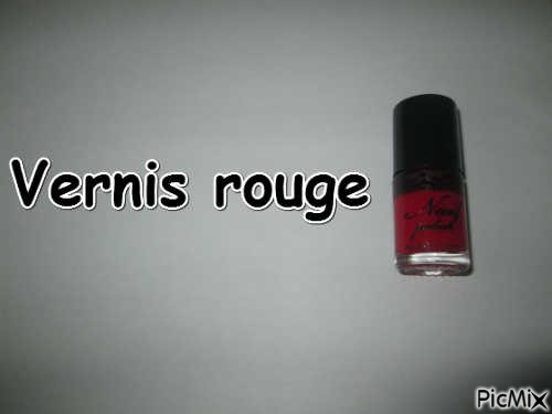 vernis rouge - 無料png