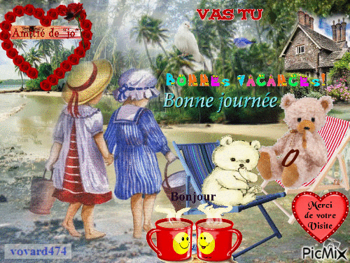 Bonnes Vacances Juillet_JO - Bezmaksas animēts GIF