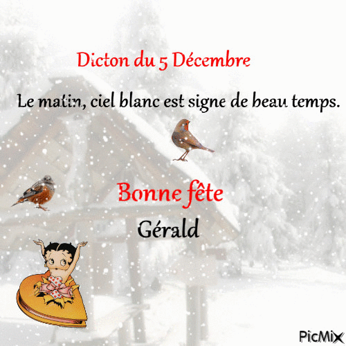 bonne fête Gérard - Бесплатни анимирани ГИФ