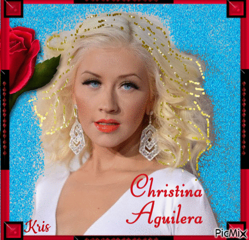 Christina Aguilera - Gratis geanimeerde GIF