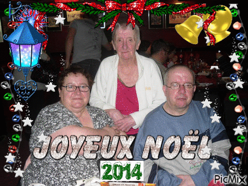 joyeux noel 2014 - GIF animado grátis