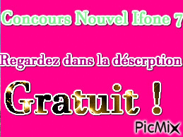CONCOURS GRATUIT POUR LE NOUVEL IFONE 6 - Бесплатный анимированный гифка