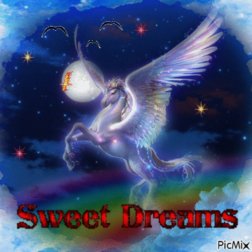 Sweet Heavenly Dreams - Animovaný GIF zadarmo