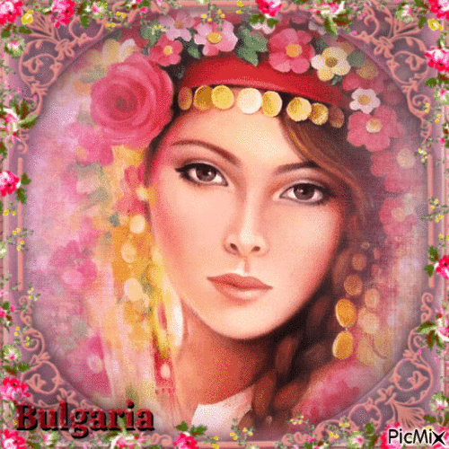 Bulgaria girl - Animovaný GIF zadarmo