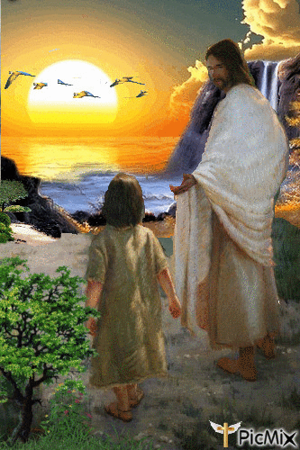 Jesus yêu trẻ nhỏ - Gratis geanimeerde GIF