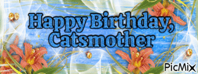 Happy Birthday Catsmother - Free animated GIF