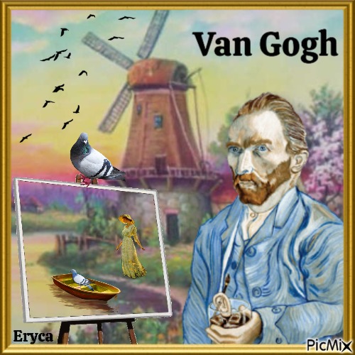 Van Gogh ( pigeon) - 無料png