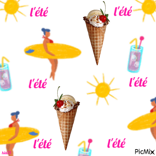 glaces - GIF animado gratis