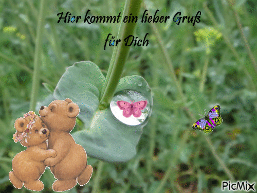 Lieber Gruß - Animovaný GIF zadarmo