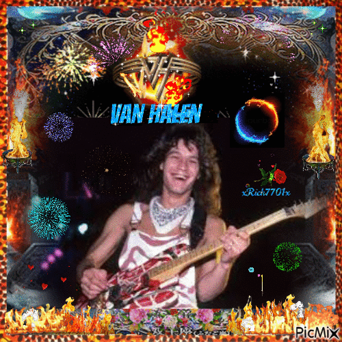 * Eddie Van Halen *   1-7-23 by xRick7701x - GIF animé gratuit