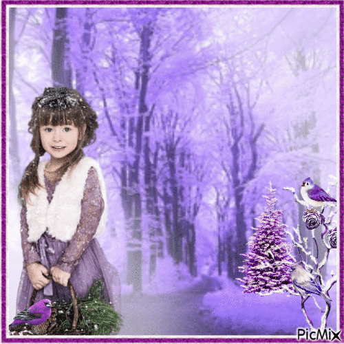 Winter Purple - Gratis animeret GIF