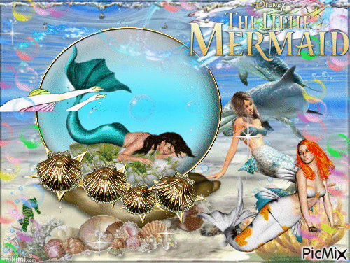 mermaid - Gratis animeret GIF
