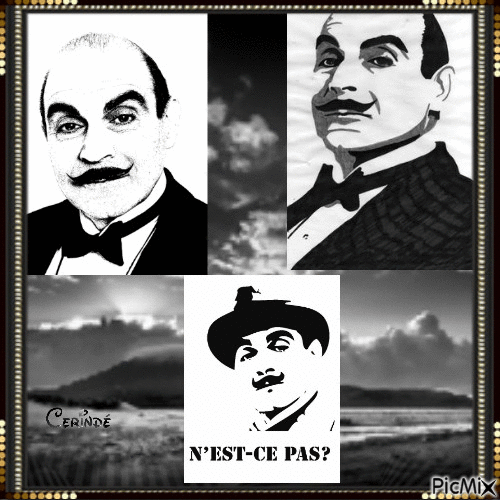 Hercule Poirot - Бесплатни анимирани ГИФ
