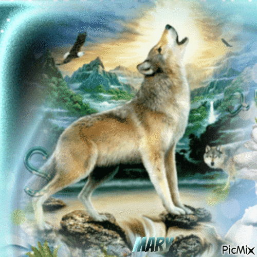 Les loups - Besplatni animirani GIF