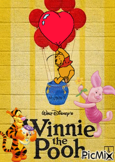 winnie and friends - GIF animado gratis