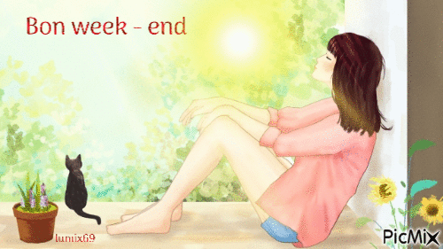 BON WEEK-END :) - Бесплатни анимирани ГИФ