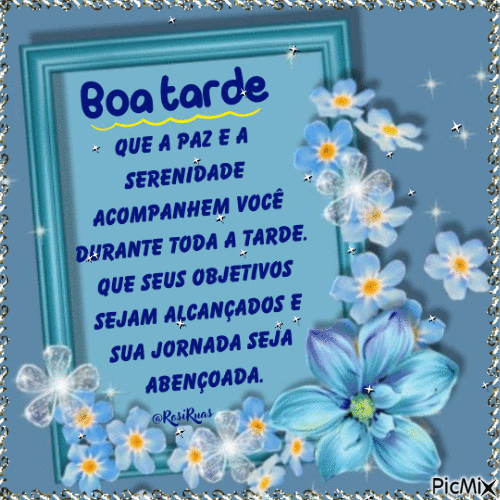 Boa Tarde - Бесплатный анимированный гифка