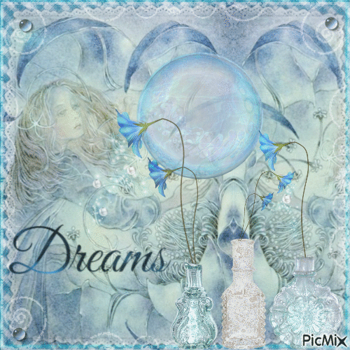 Blue Dreams - GIF animé gratuit
