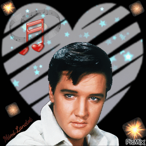 Elvis - Animovaný GIF zadarmo