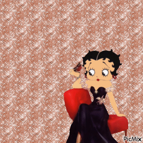 bettyboop chismee - Free animated GIF