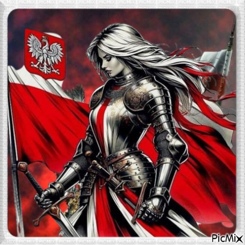 Drapeau rouge et blanc de la Pologne. - ingyenes png
