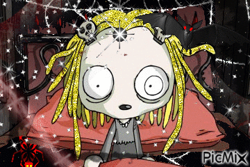 Lenore the Cute Little Dead Girl - Bezmaksas animēts GIF