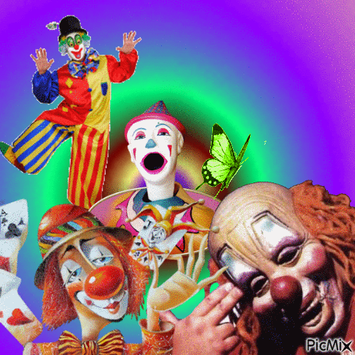 just clowning around - GIF animé gratuit
