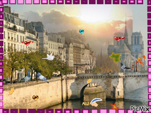 PARIS...FIN D'ETE§ - Animovaný GIF zadarmo