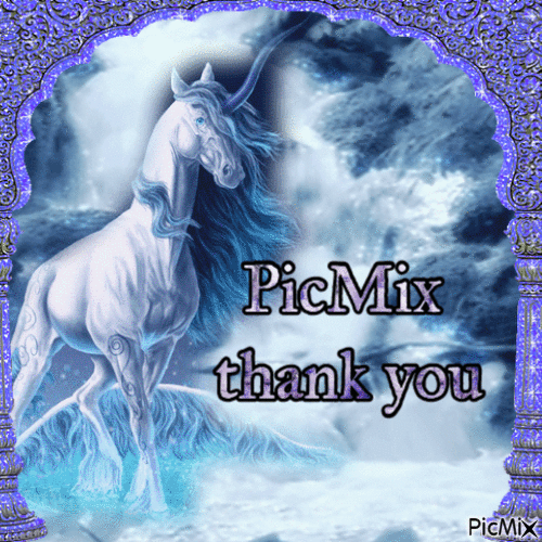 PicMix thank you - GIF animé gratuit